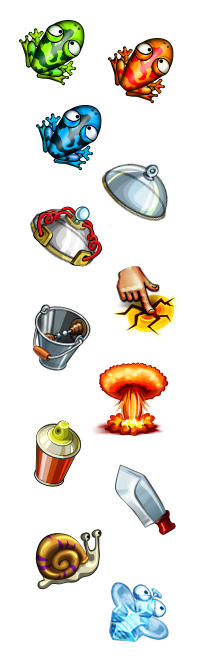 critter quitter power-ups