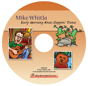 CD Label Design Illustration
