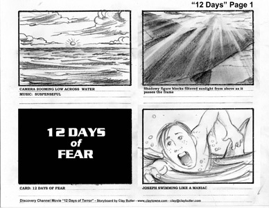 Large Image of Storyboard Illustration Sample