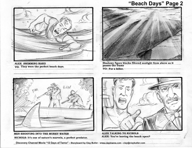 Large Image of Storyboard Illustration Sample