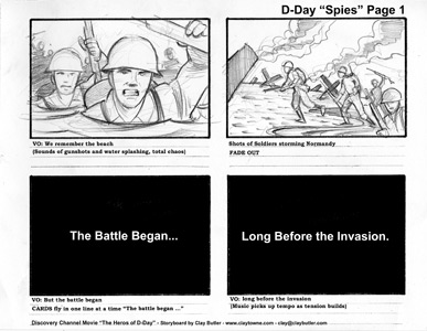 Large Image of Storyboard Illustration Sample