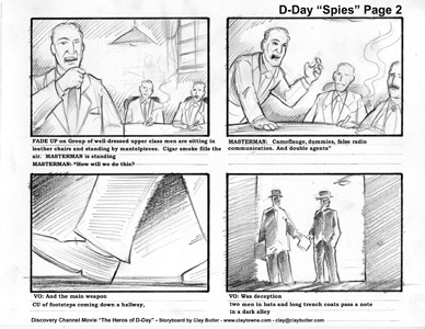 Large Image of Storyboard Illustration Sample