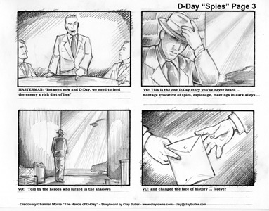 Large Image of Storyboard Illustration Sample