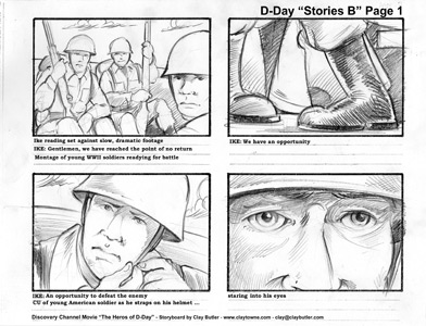 Large Image of Storyboard Illustration Sample