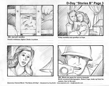 Large Image of Storyboard Illustration Sample