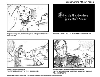 Large Image of Storyboard Illustration Sample