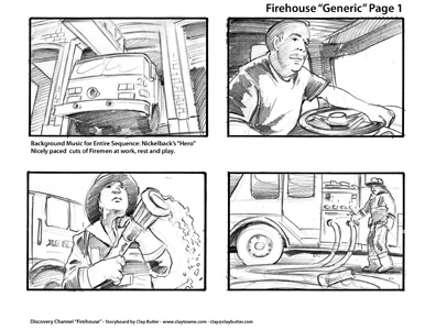 Large Image of Storyboard Illustration Sample