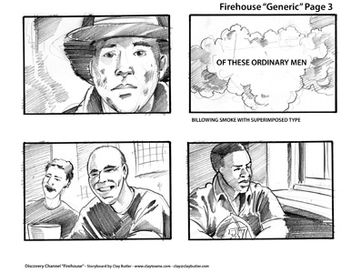 Large Image of Storyboard Illustration Sample