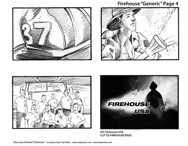Large Image of Storyboard Illustration Sample