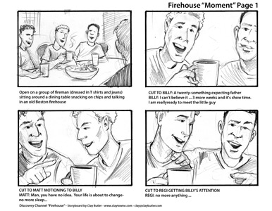 Large Image of Storyboard Illustration Sample