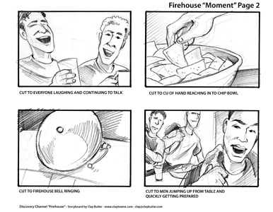 Large Image of Storyboard Illustration Sample