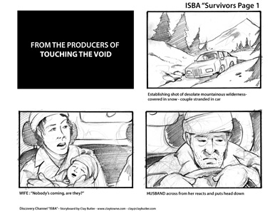 Large Image of Storyboard Illustration Sample
