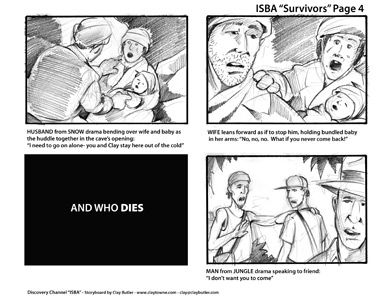 Large Image of Storyboard Illustration Sample