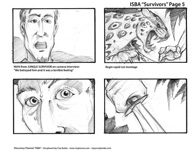 Large Image of Storyboard Illustration Sample