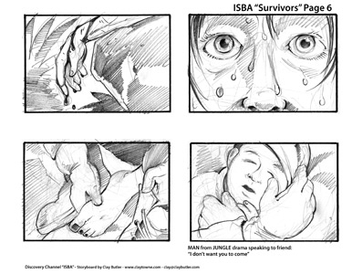 Large Image of Storyboard Illustration Sample