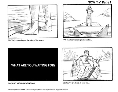 Large Image of Storyboard Illustration Sample