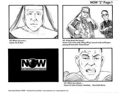 Large Image of Storyboard Illustration Sample