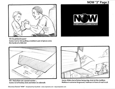 Large Image of Storyboard Illustration Sample