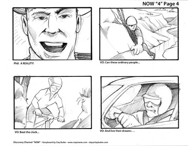 Large Image of Storyboard Illustration Sample