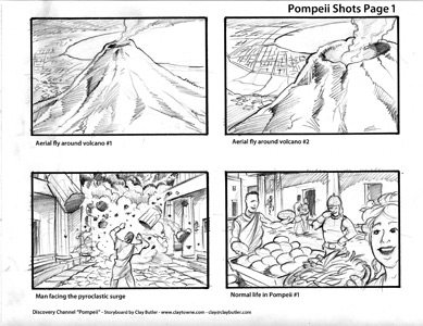 Large Image of Storyboard Illustration Sample