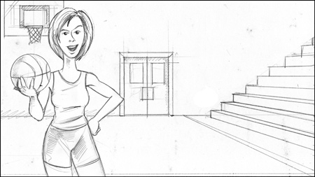 Large Image of Storyboard Illustration Sample
