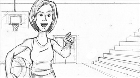 Large Image of Storyboard Illustration Sample