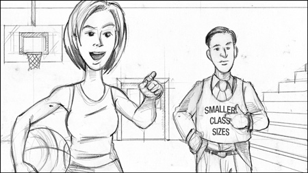 Large Image of Storyboard Illustration Sample