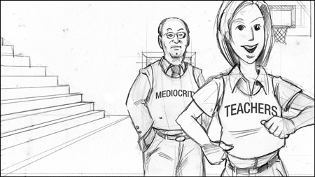 Large Image of Storyboard Illustration Sample