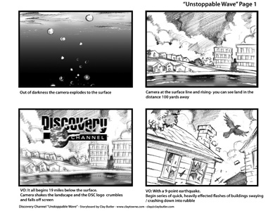 Large Image of Storyboard Illustration Sample