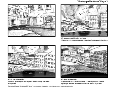 Large Image of Storyboard Illustration Sample