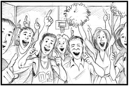 Large Image of Storyboard Illustration Sample