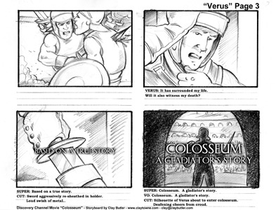 Large Image of Storyboard Illustration Sample
