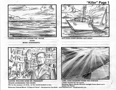 Large Image of Storyboard Illustration Sample
