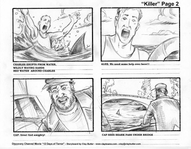 Large Image of Storyboard Illustration Sample
