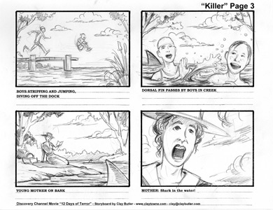 Large Image of Storyboard Illustration Sample