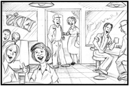 Storyboard Illustration Sample