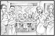 Storyboard Illustration Sample
