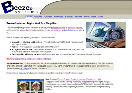 Large Screenshot of Web Design Sample